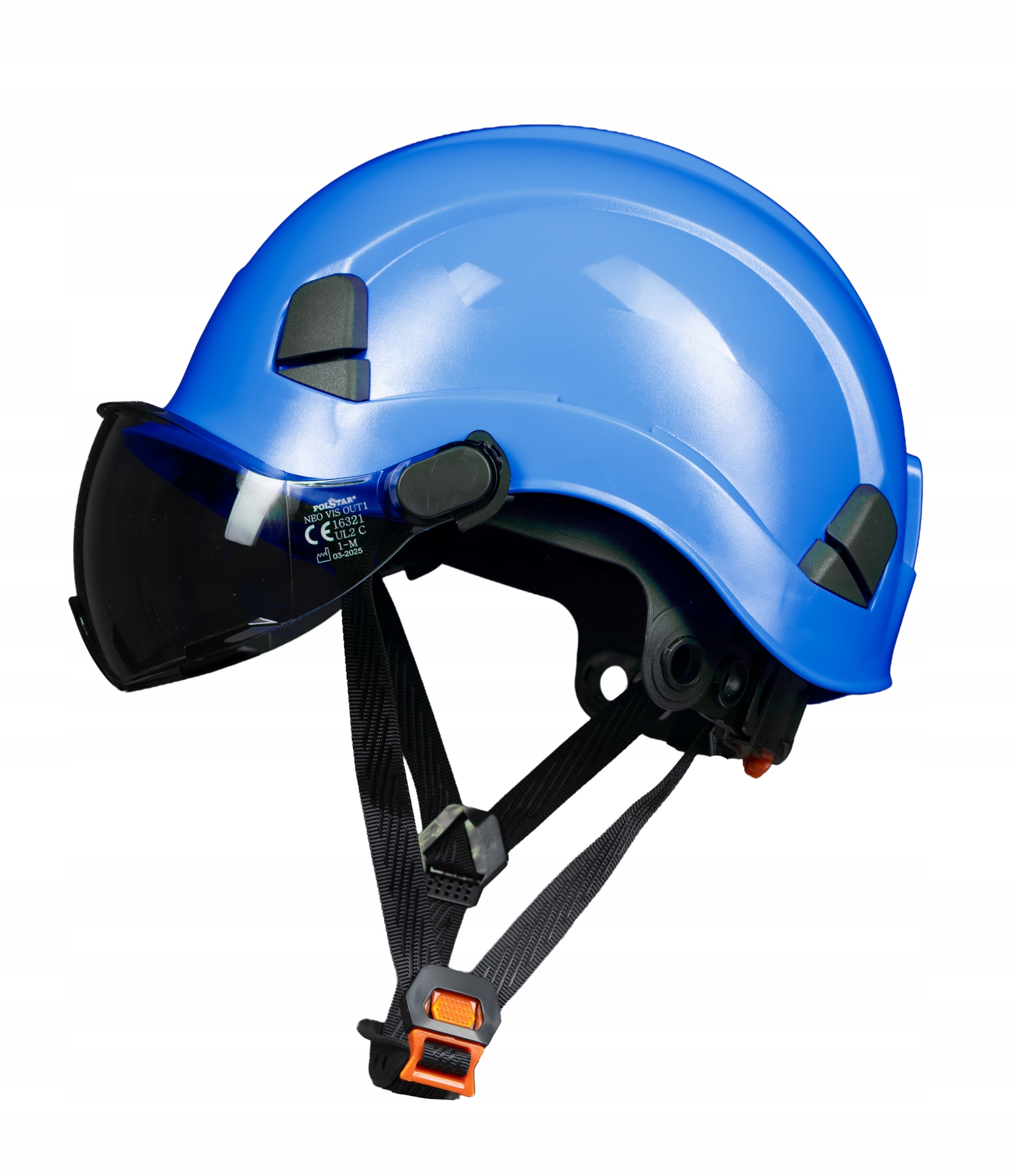 Ochranná přilba Polstar Neo Plus kat. III modrá H4NP pro elektrikáře