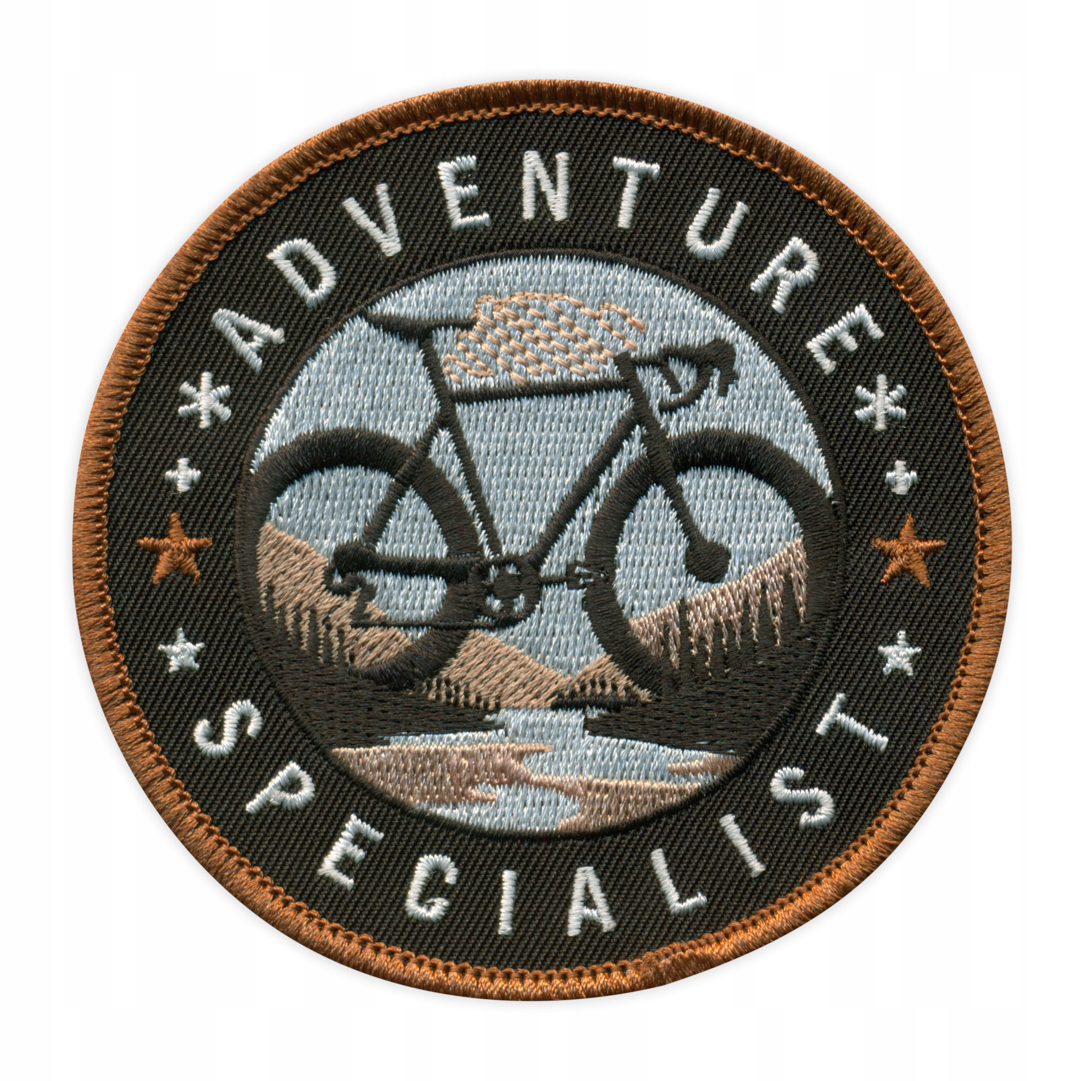 Naszywka Specjalista od Wypraw Rowerowych Bike Adventure Specialist Haft