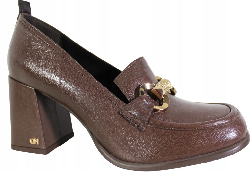 Dámské polobotky Chebello 4780 VEL.39 Kůže Čokoláda Lico Bronz