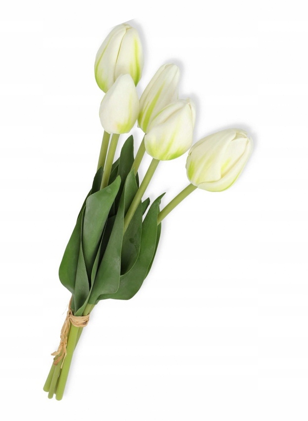 

Tulipany bukiet piankowe kremowy sztuczne