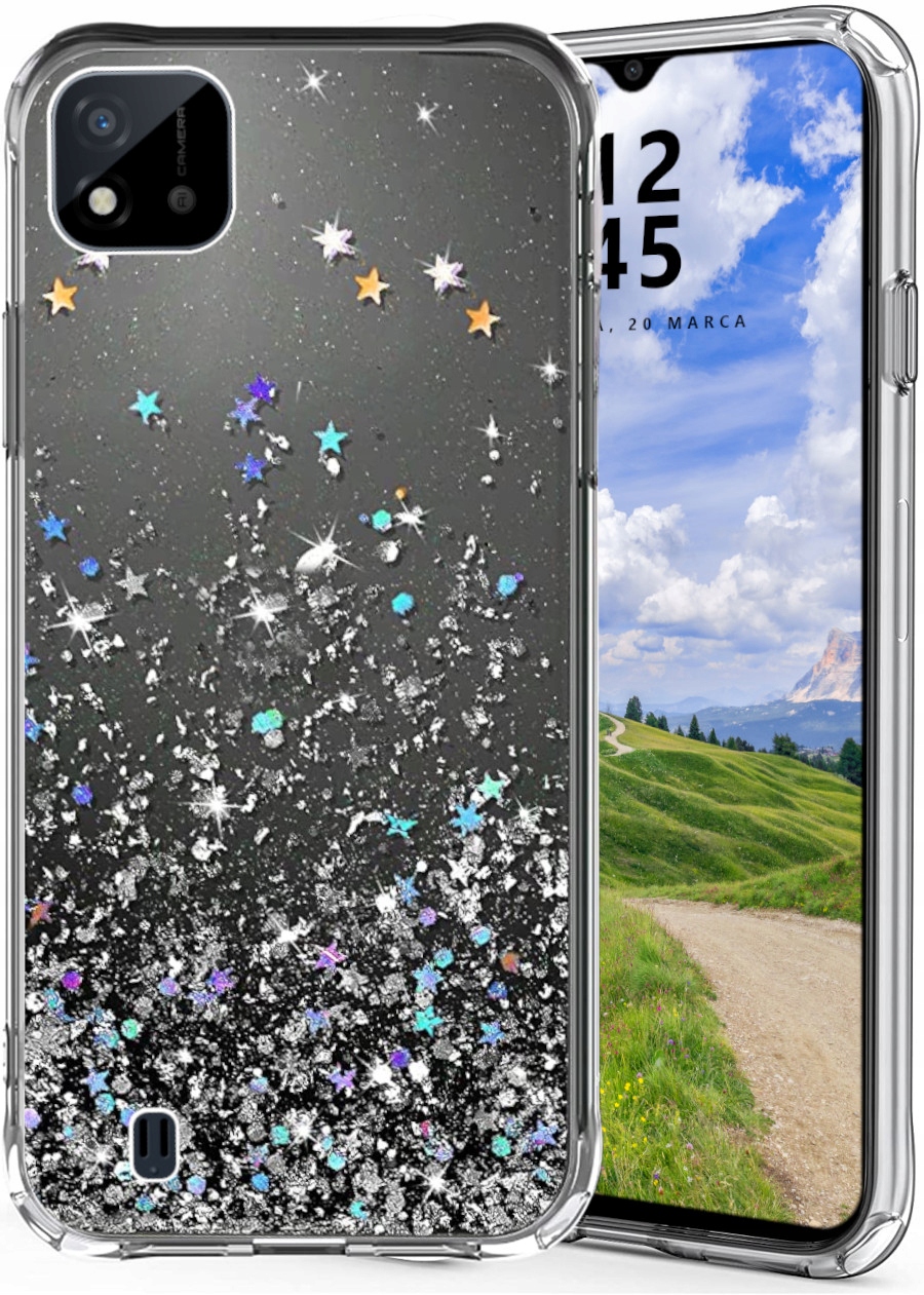

Etui do Realme C11 2021 Glitter Case Brokat +szkło