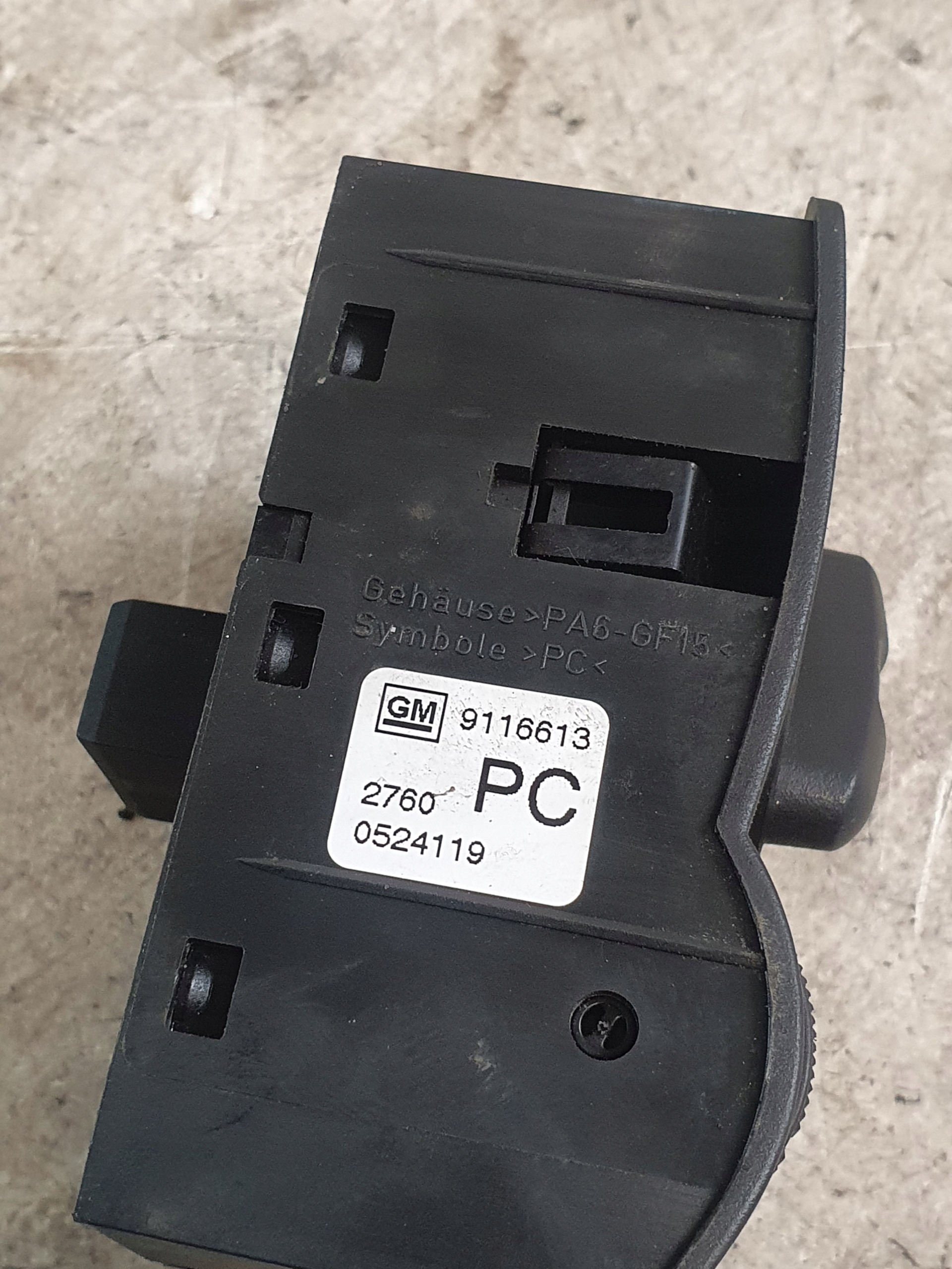 interruttore Interruttore comando luci OE 0524119 OPEL CORSA C 01r.