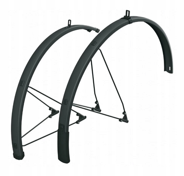 Błotniki Rowerowe Sks Bluemels Style 28 cali 56mm Czarny Mat