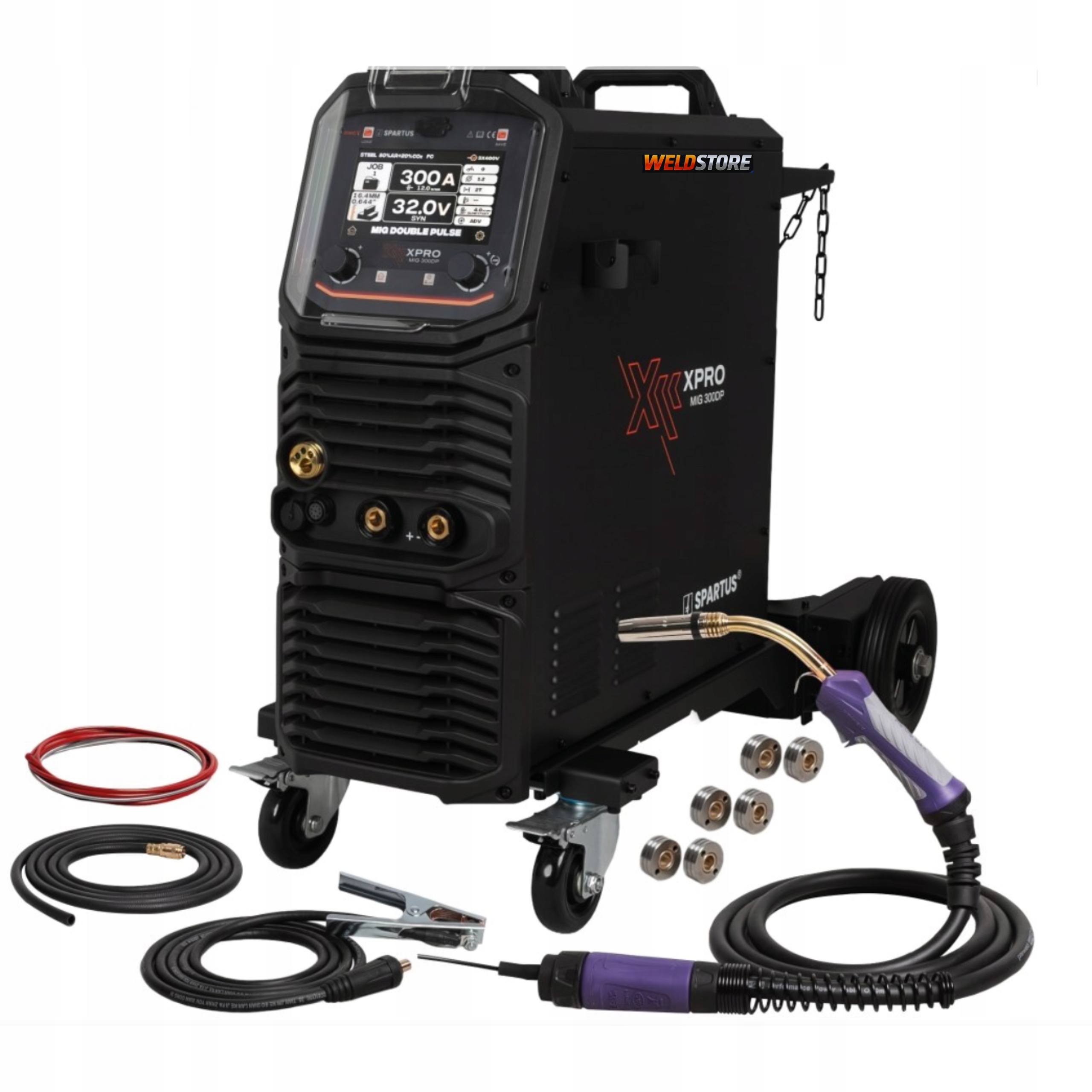 Spawarka Spartus XPro Mig 300 Dual Pulse pakiet
