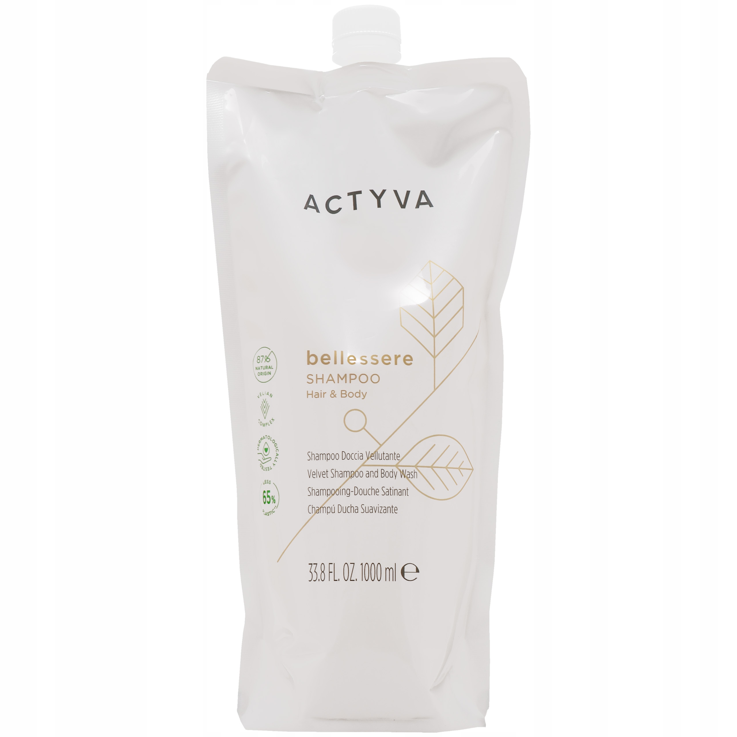 Šampon pro všechny typy vlasů Kemon Actyva Bellessere 1000 ml