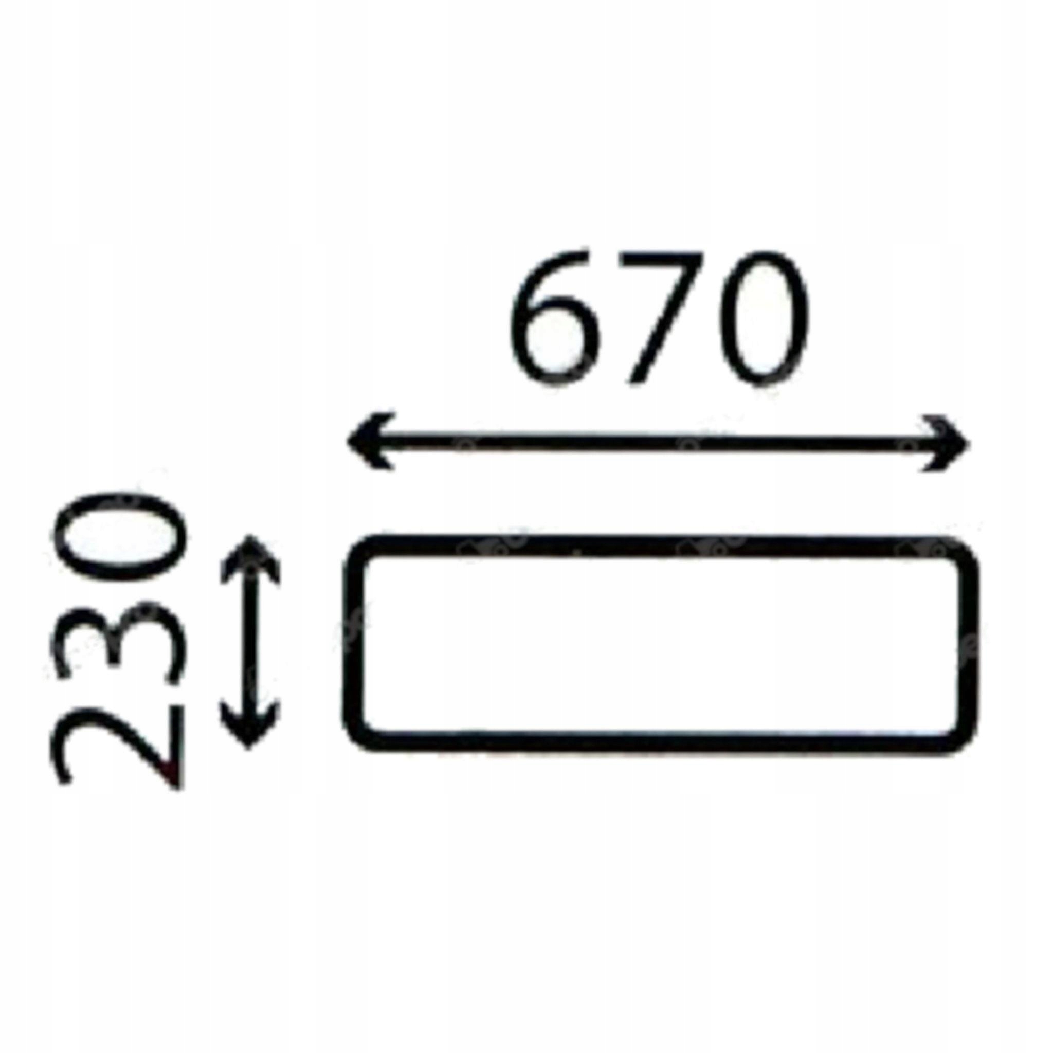 Landini sklo, McCormick zadní spodní 3665947M1