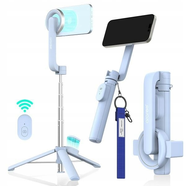Araree Selfie Stick Bluetooth Magfie Pod modrý/modrý MagSafe Tripod AR60