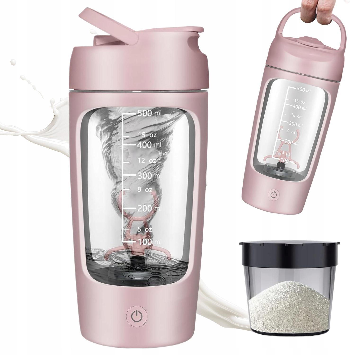 Elektrický Šejkr Na Posilovnu, Vzduchotěsný Shaker 650 ML