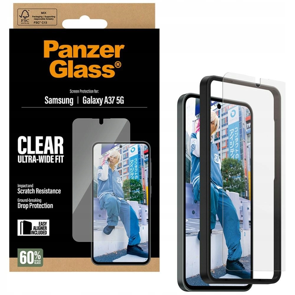 PanzerGlass Uw Fit tvrzené sklo Pancéřové aplikátor pro Galaxy A57 5G