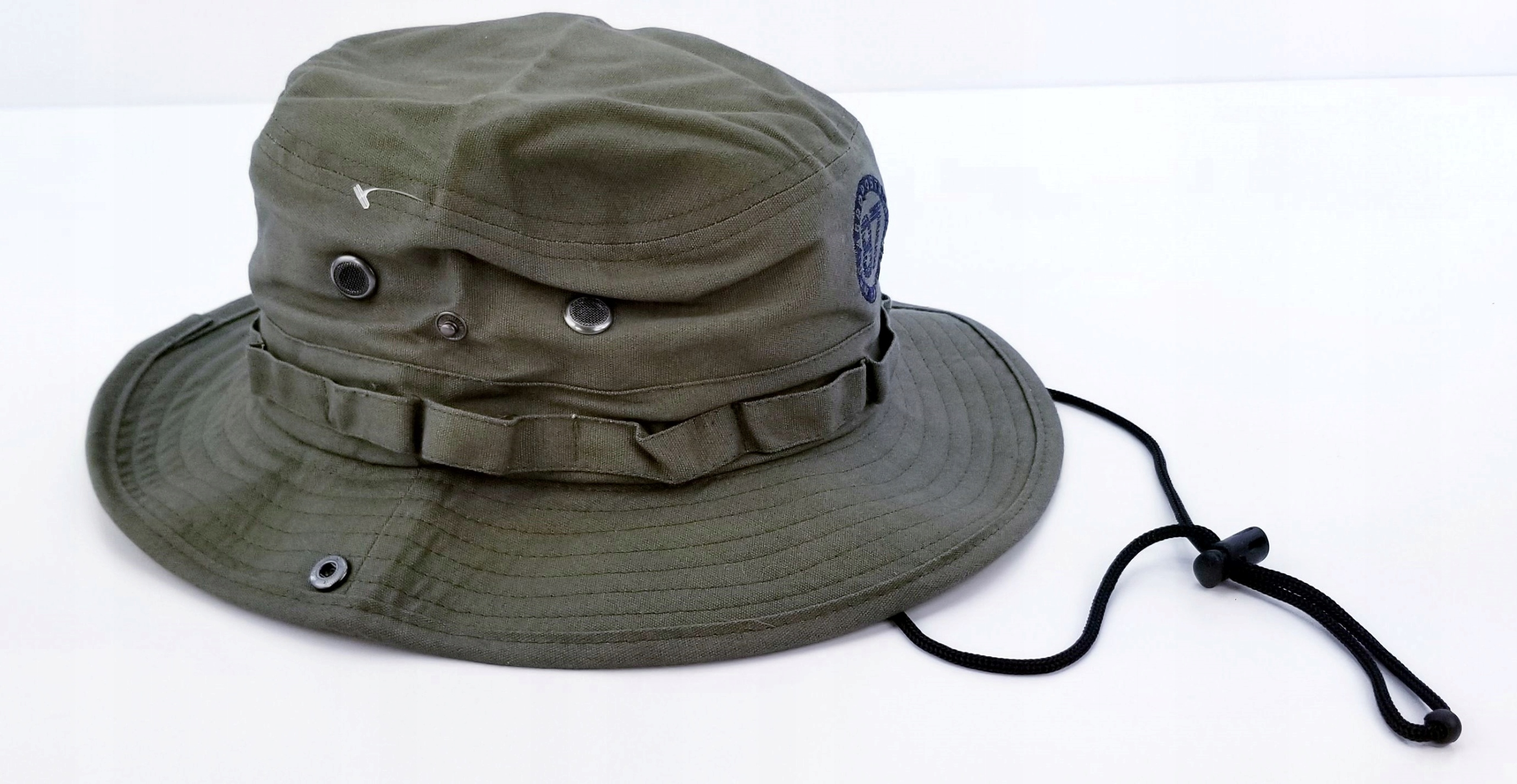 Kapelusz Bucket męski AEROPOSTALE 87 Wyszycie 57-58cm ORYGINAŁ Lato Ryby Kolor szary