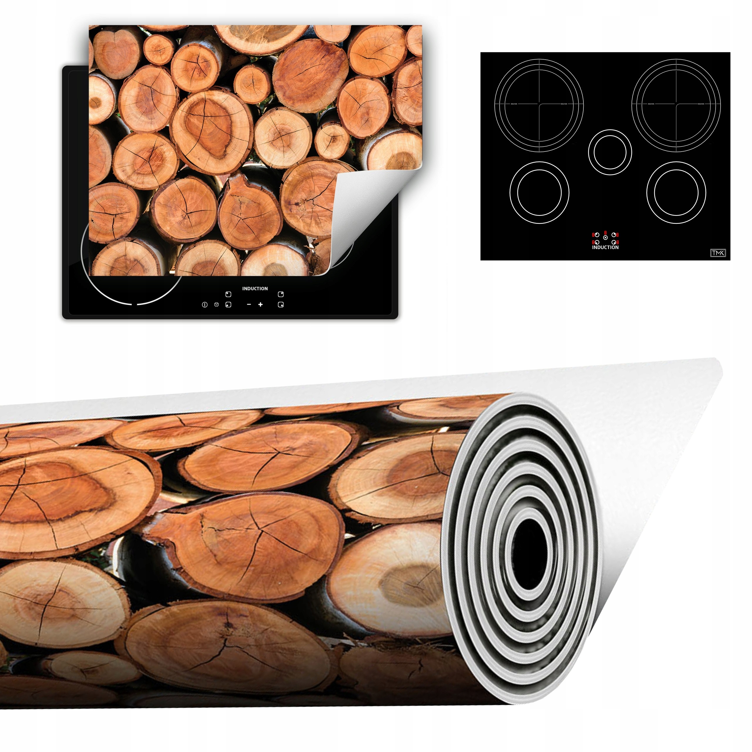 Vinylová Podložka Do Kuchyně Více Místa 70x52 Stromy dřevo