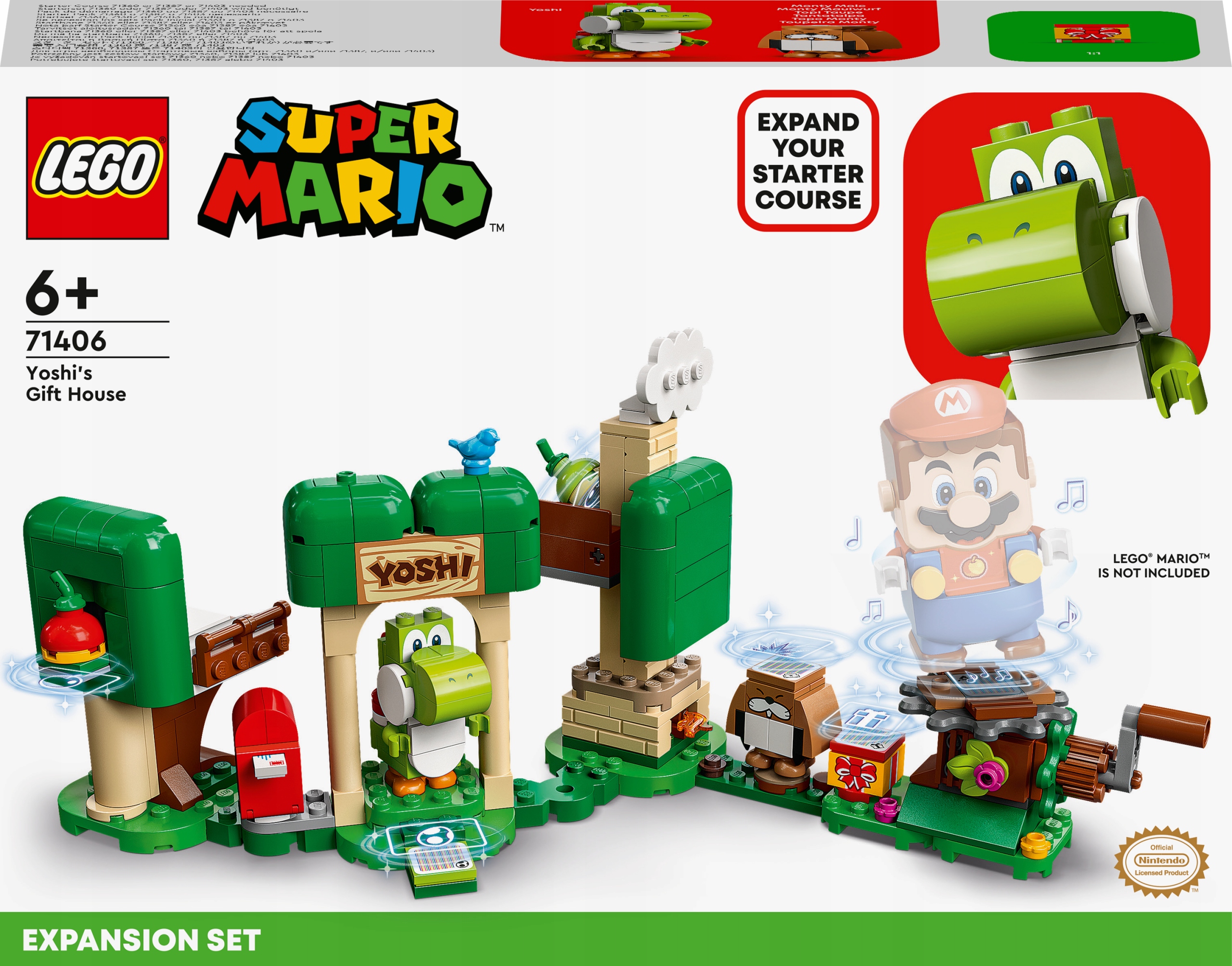 LEGO Super Mario Dom prezentów Yoshiego 71406 6+