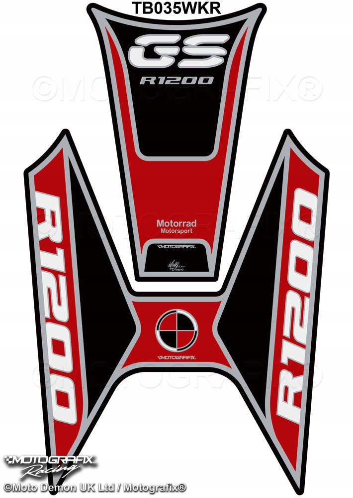 TANKPAD MOTOGRAFIX BMW R1200GS 2017 2018