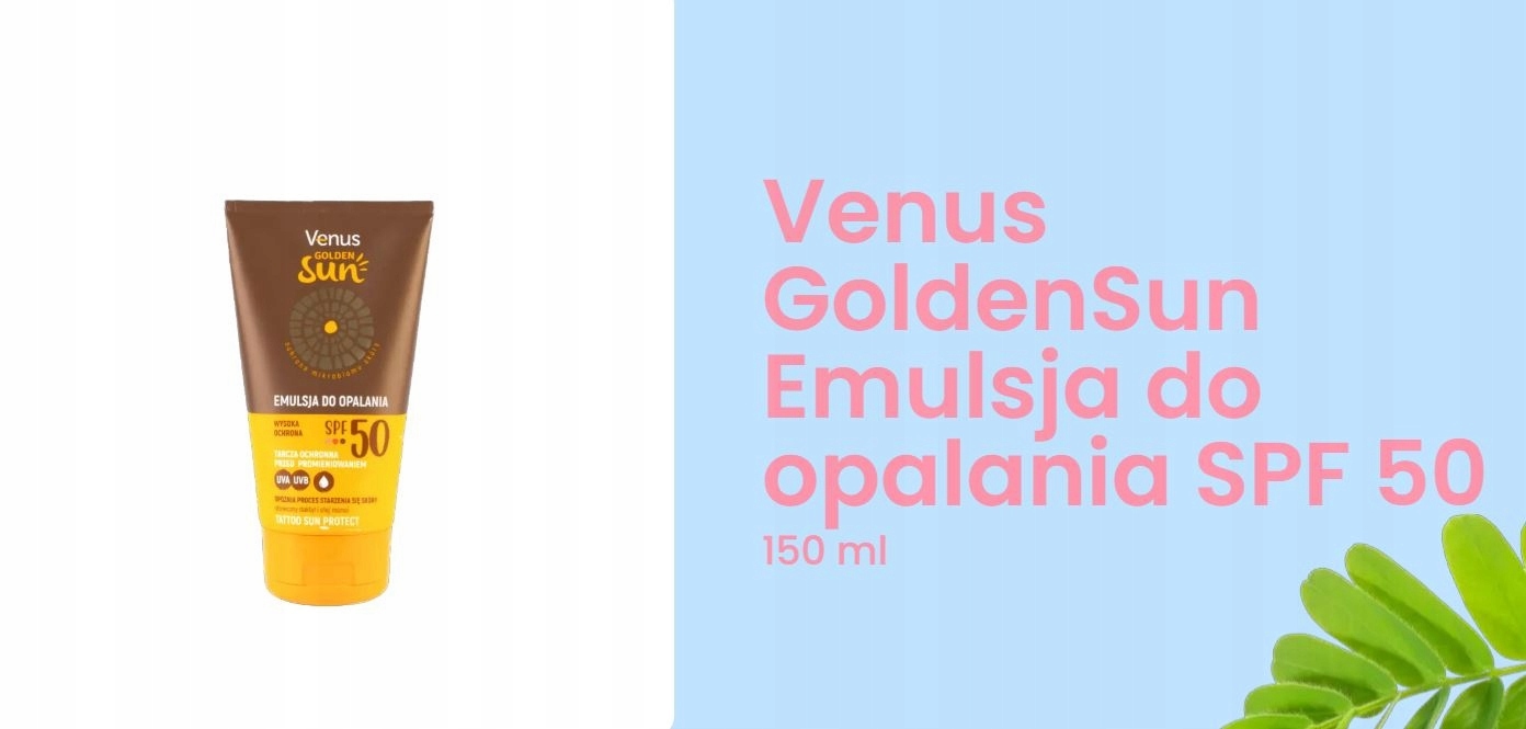 Emulsja do opalania Venus 50 SPF 150 ml Marka Venus