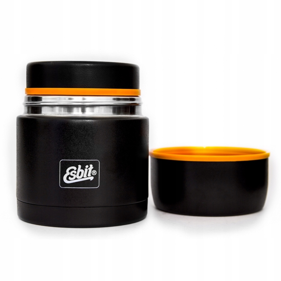 Termos Esbit obiadowy Food Jug 0,5L Czarny Survival Zupę Dwuwarstwowy Stal