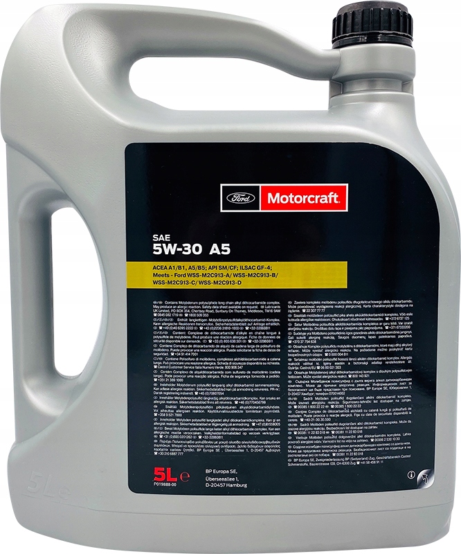 FORD FORMULA F 5W30 5L OLEJ SILNIKOWY ACEA A5B5 Producent Formula F / Motorcraft (Ford)