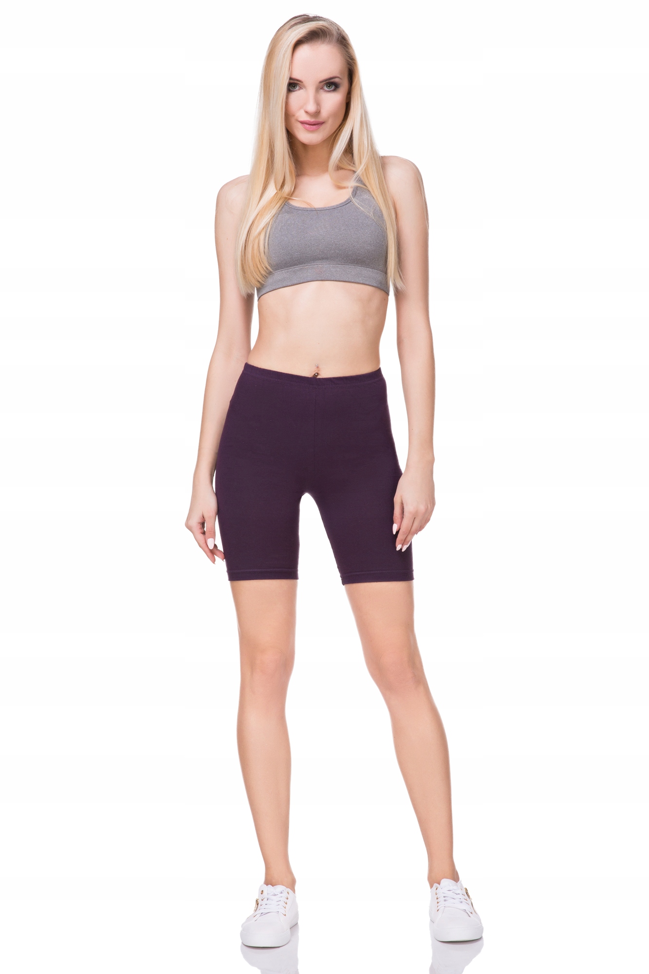 

Legginsy 1/2 Kolarki Damskie Krótkie Getry Lk- XL
