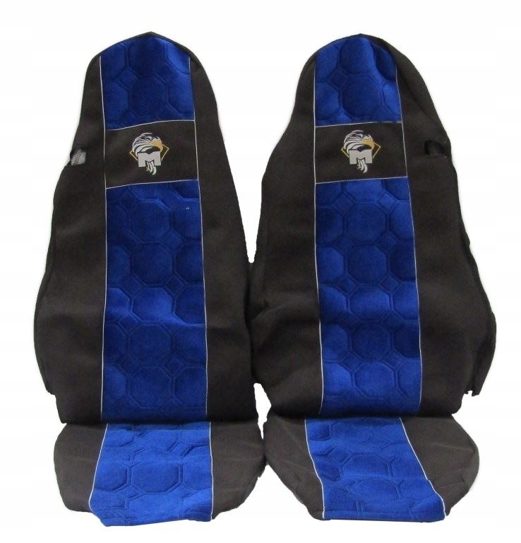 POKROWCE MAN TGX TGM TGL TGS OD 2020 2 PASY W FOTELACH NIEBIESKIE