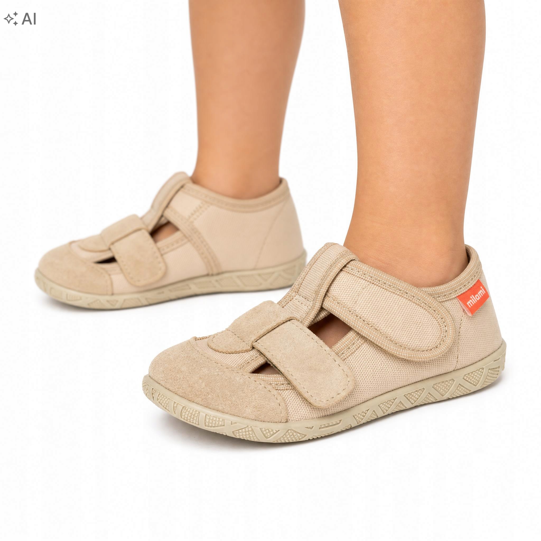 Kapcie, buty dziecięce Milami 118-1-BEIGE