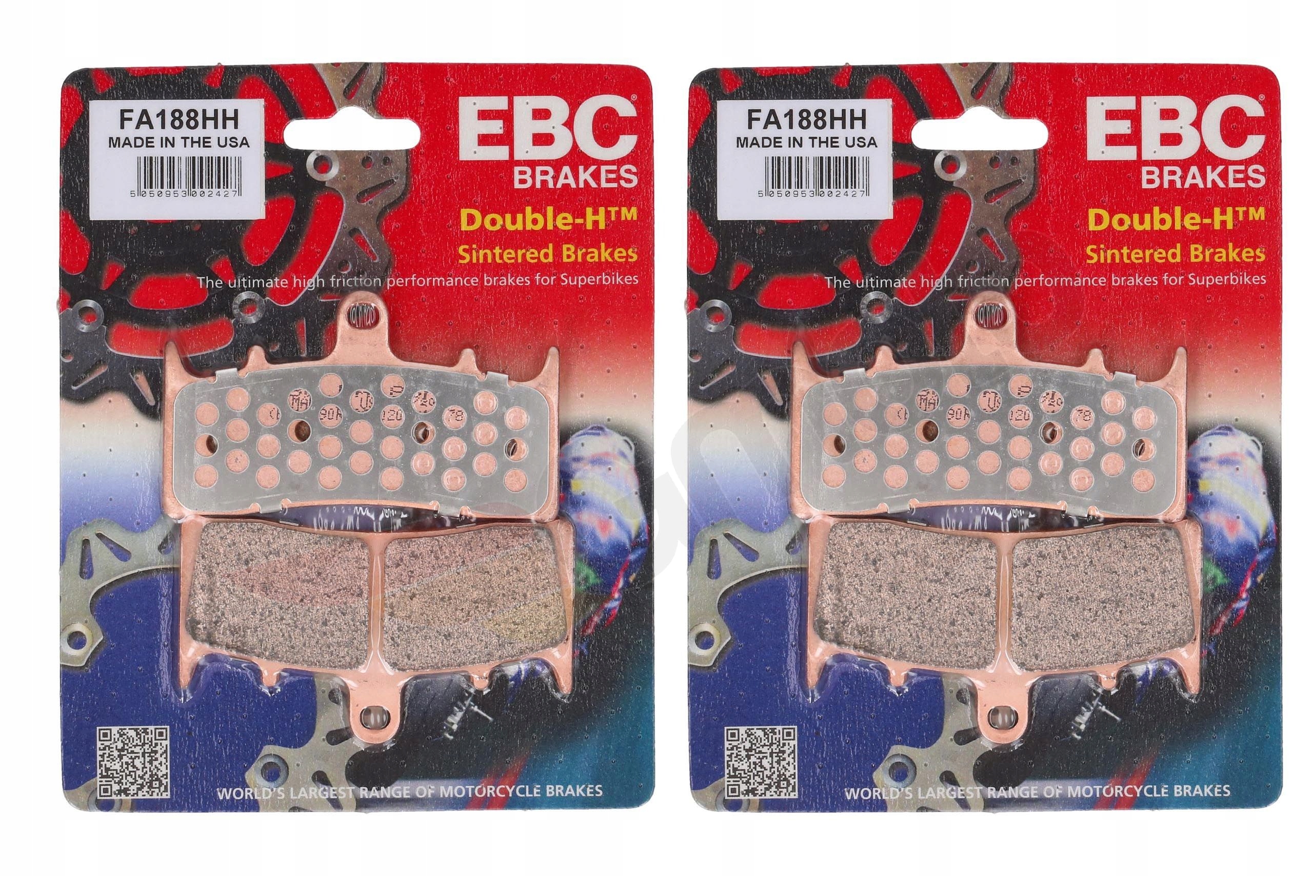 204077 - Колодки передние ЕЦБ жесткие Suzuki GSXR 1000 01-02