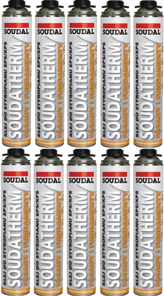 10ks Soudal Soudatherm lepidlo lepiaca pena na polystyrén Xps Eps