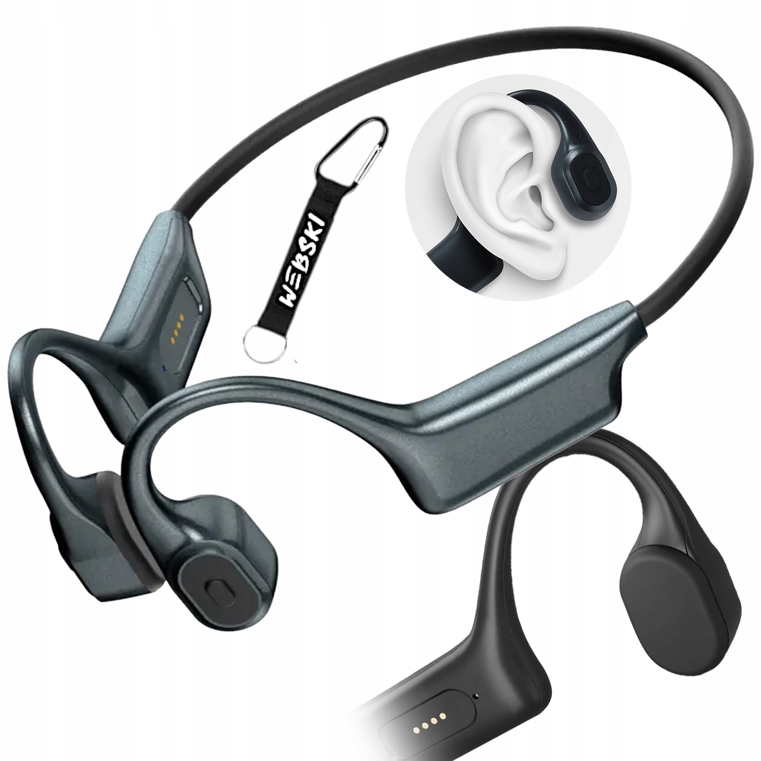 Sportovní sluchátka Bezdrátová Bluetooth Kostní na kolo Skútr 32GB Pro