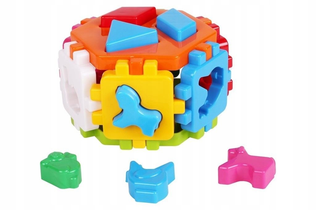

Duży Edukacyjny Sorter Kostka Mądry Maluch Hexagon