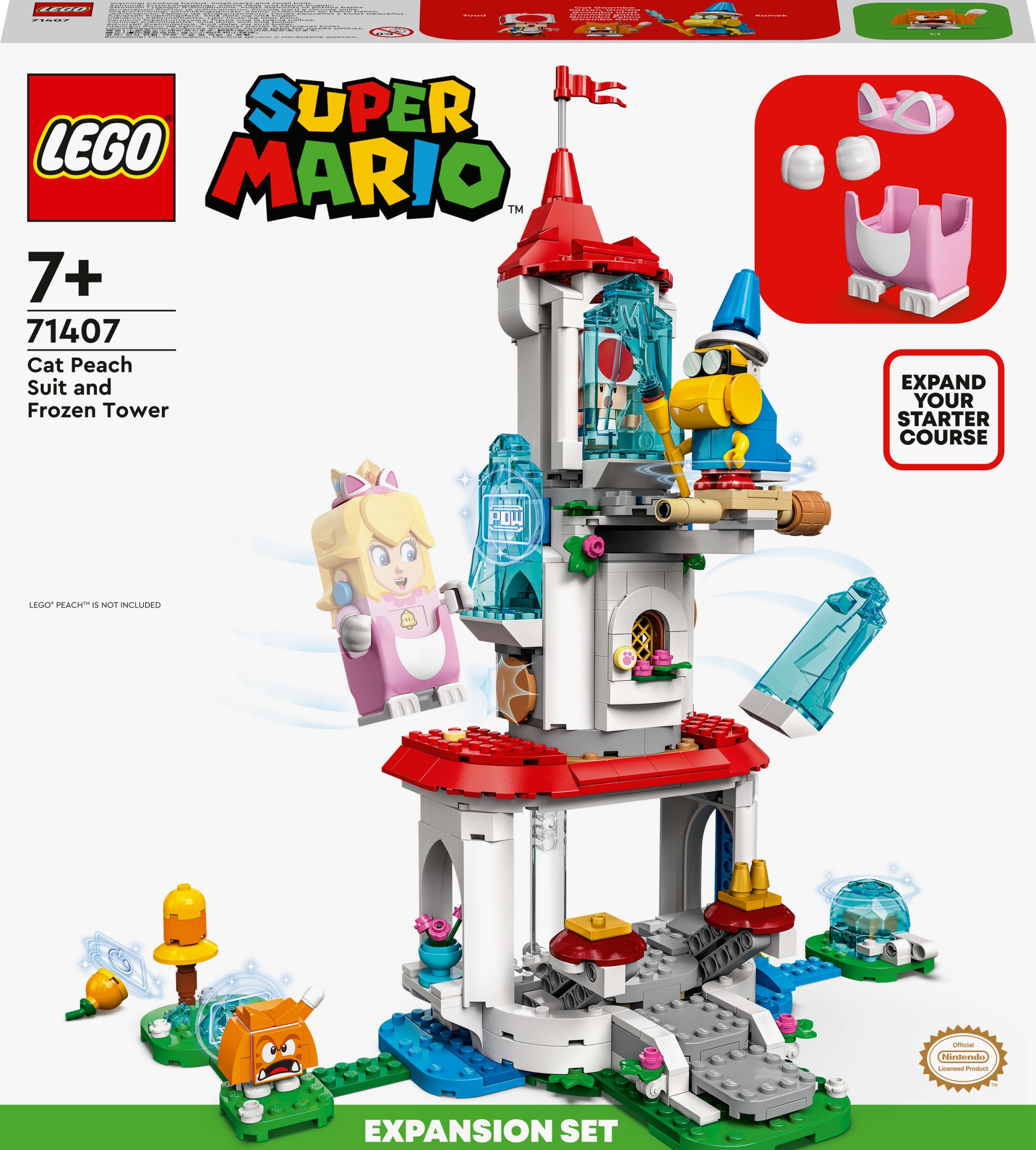 

Lego Mario 71407 Cat Peach i lodowa wieża