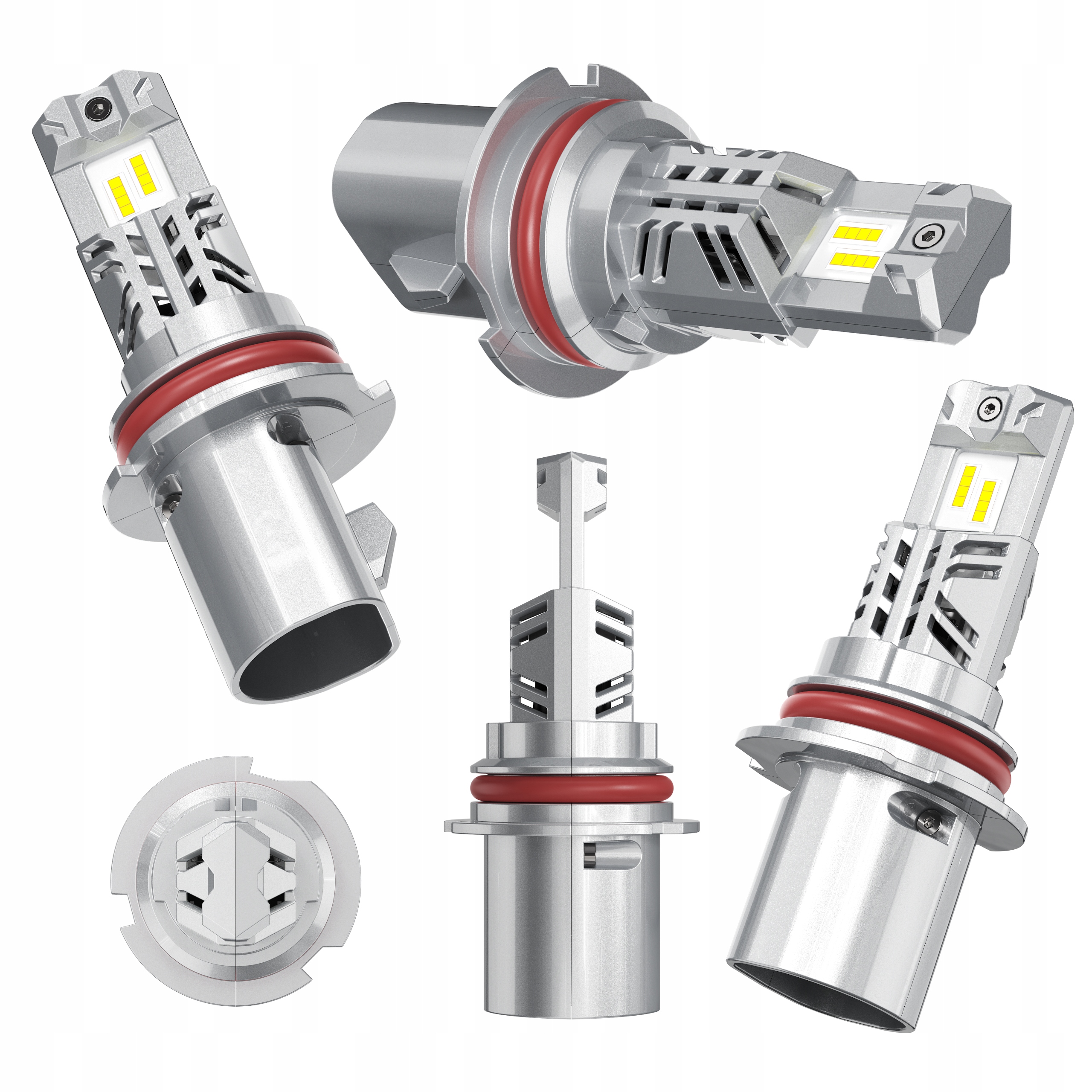 Žárovky HB5 9007 Led 12V Silné Bílé Světlo Homologace Canbus 125W