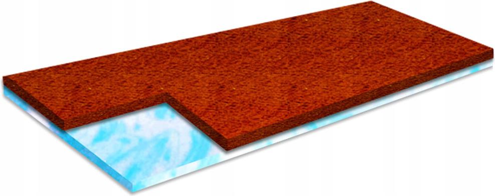 Povrchový matrac 150x160x4 kokos Marsh pohodlný, vystužený, mäkký