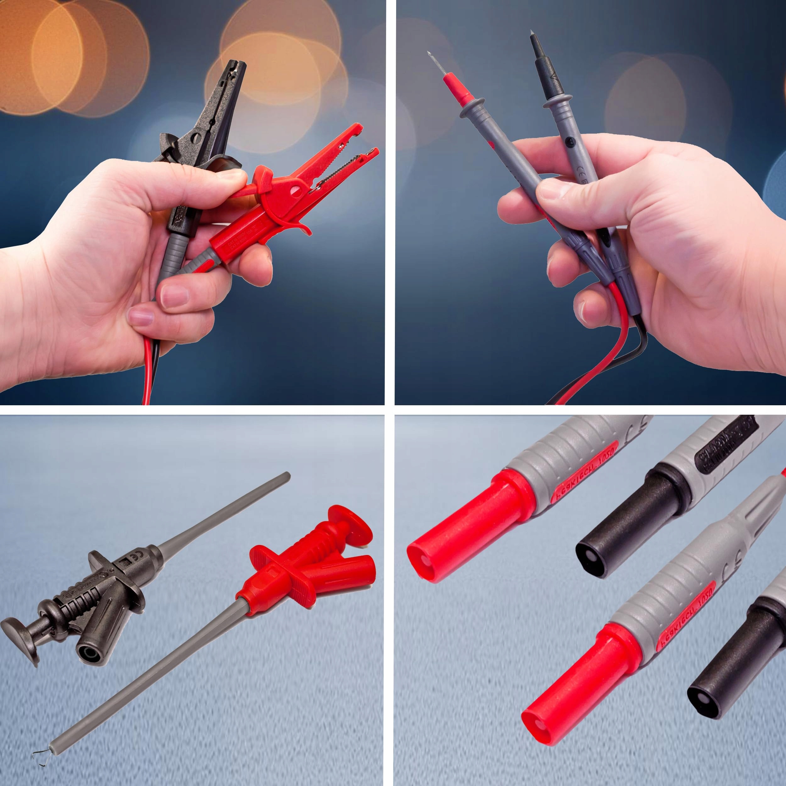 PeakTech P 8200 - Zestaw akcesoriów pomiarowych z Marka Inna