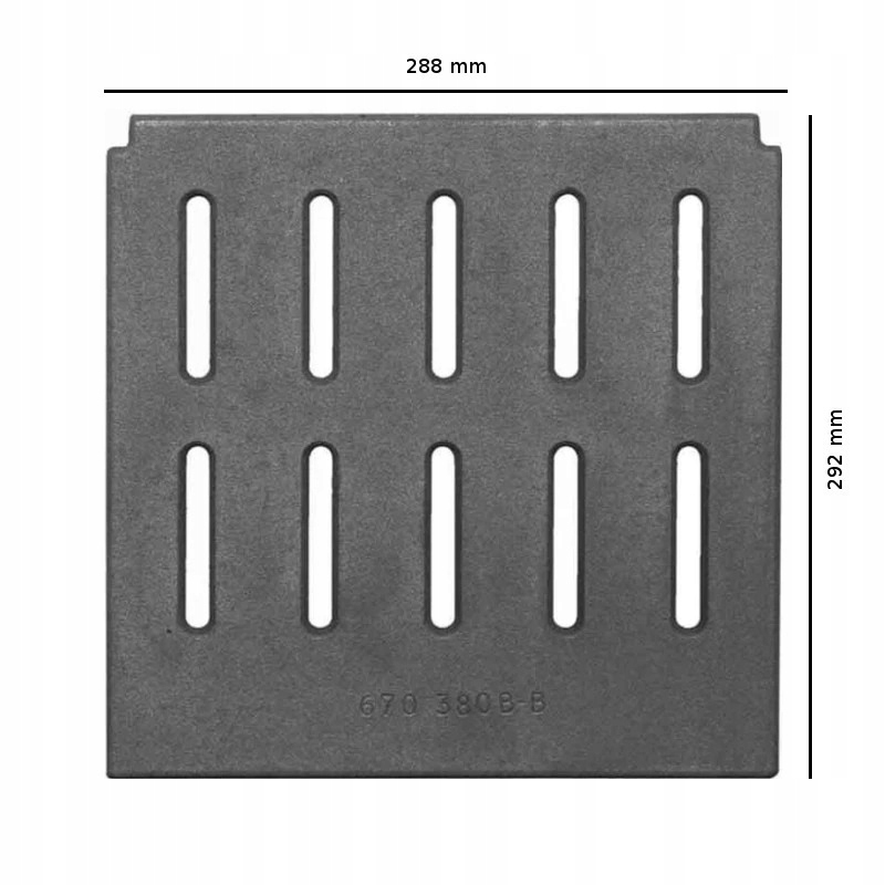 Ruszt żeliwny kominka Invicta Uniflam 29,2x28,8 Kod producenta RUSZT/KASETA