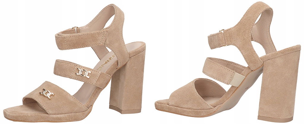 Sandały KARINO 4548/001 beżowy beżowe r. 39 Rozmiar 39