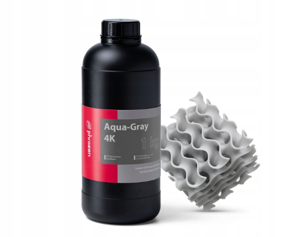 Żywica UV Phrozen Aqua Resin Grey Szara 4K 1kg Producent Phrozen