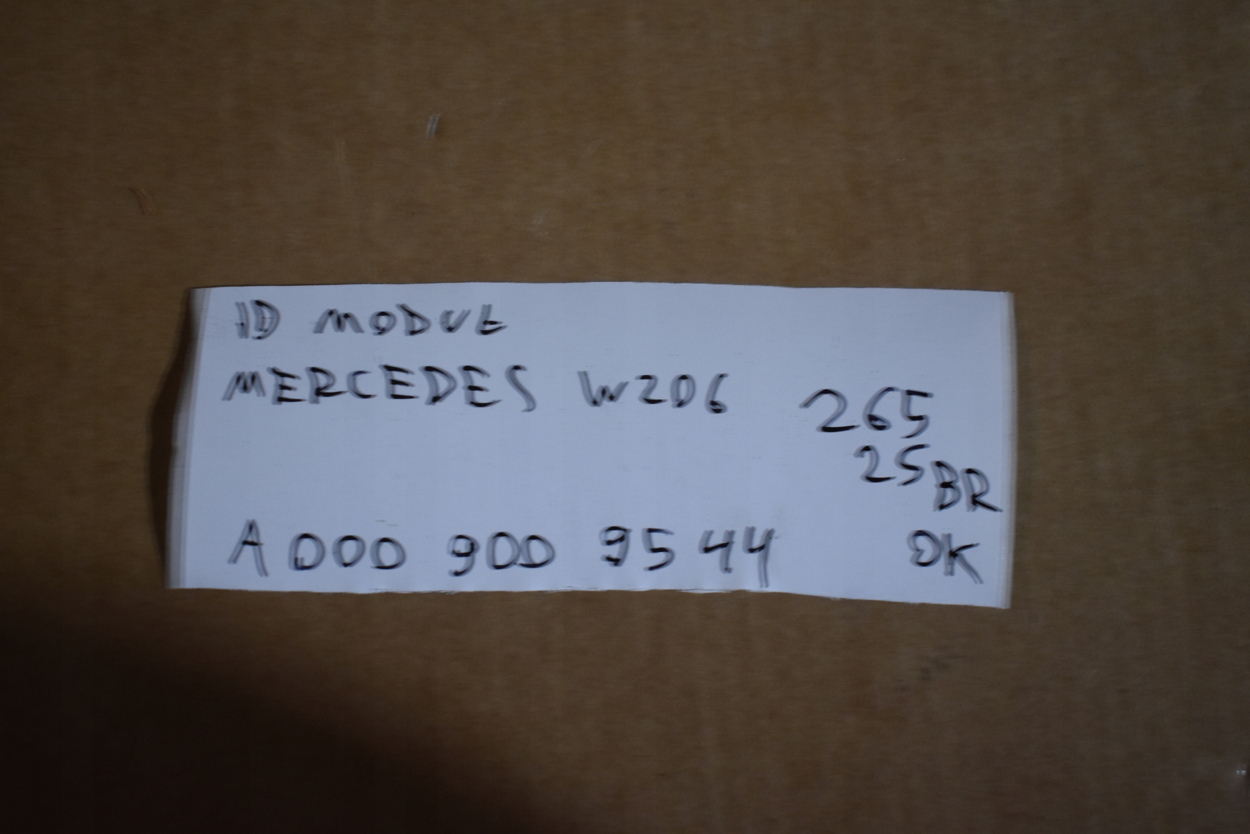 IDEALNY module MERCEDES W206 1