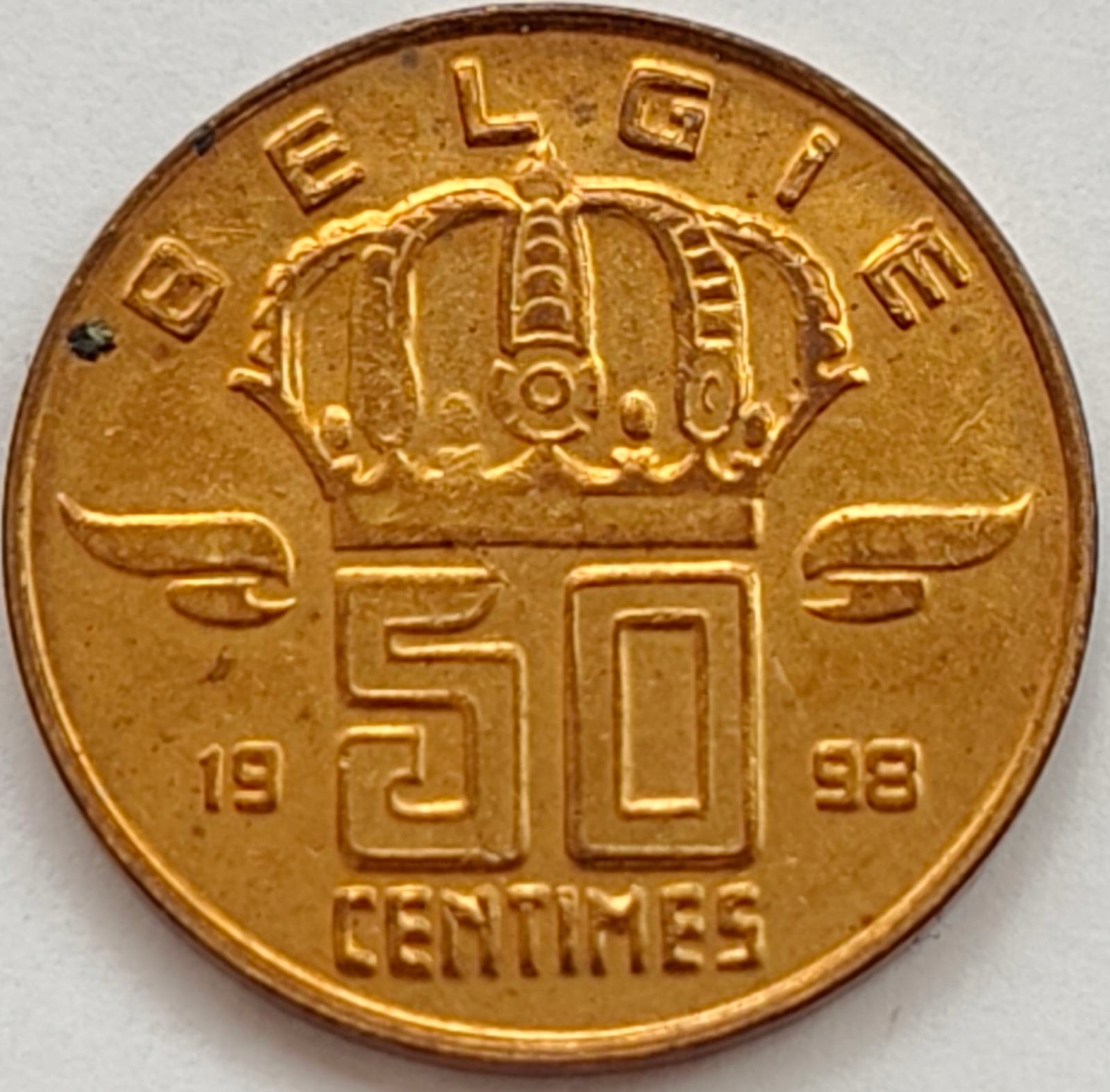 1202 - Belgia 50 centymów, 1998