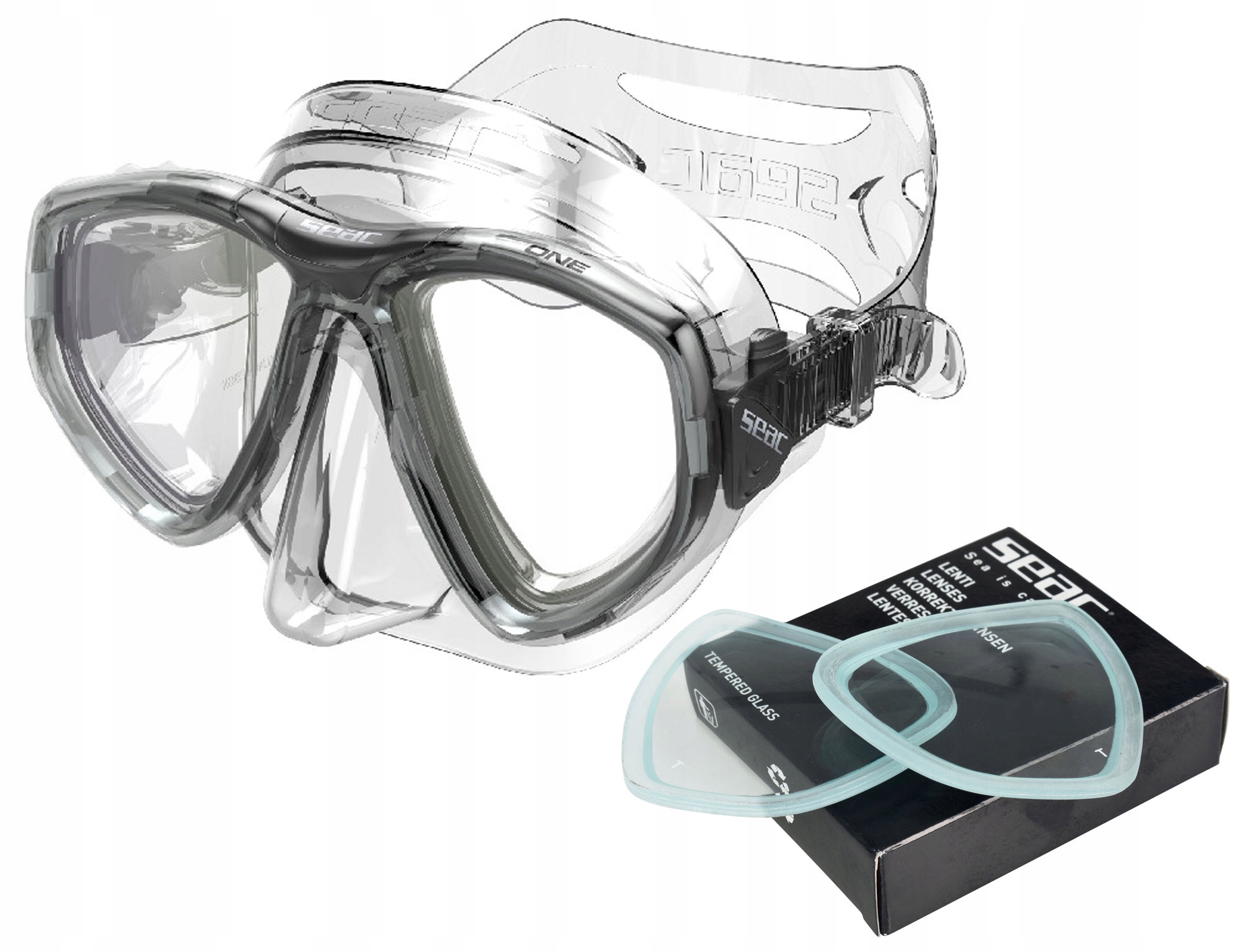 Maska Seac One z korekcją do wyboru -1.0 do -6.0