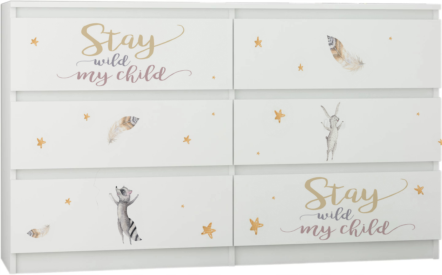 Komoda R 140 dziecięca dla dziecka BABY BOO WZORY Marka Baby Boo