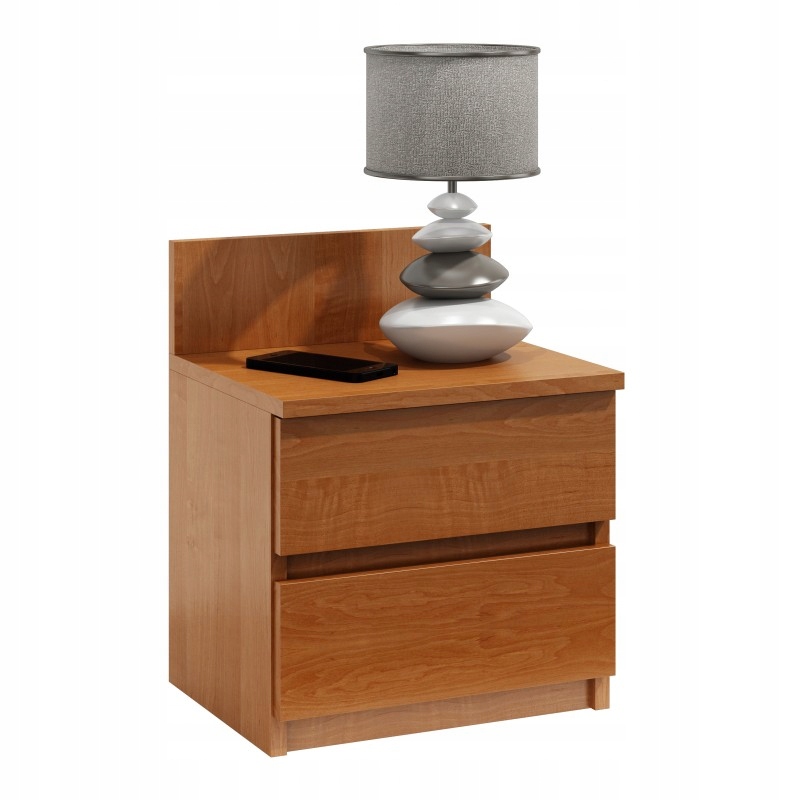 Szafka Nocna stolik do sypialni Półka Biały