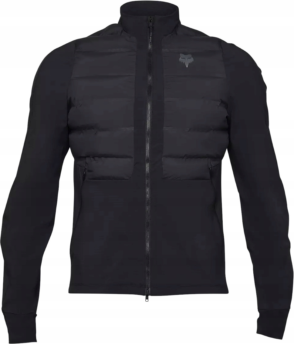 Cyklistická zateplená bunda Fox Flexair Fire Hybrid Jacket Black, velikost M