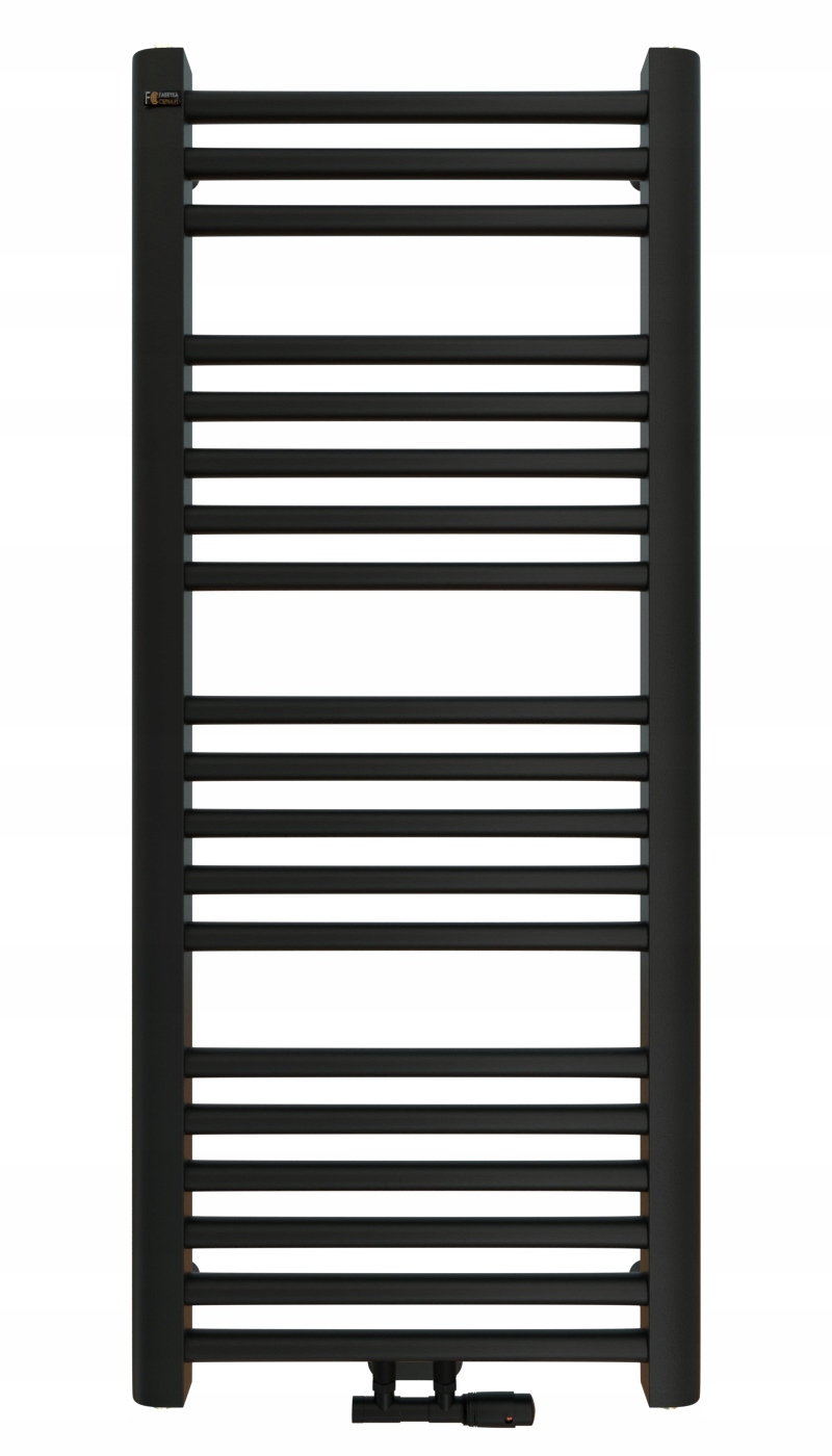 Kúpeľňový Ohrievač Drabinka Čierny 50 MM Hugo 90/40 S Poľský Výrobca