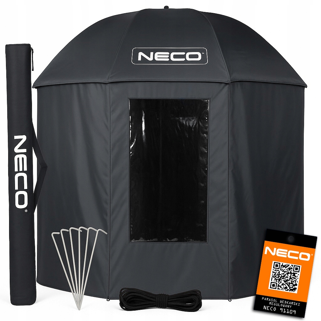 Parasol Wędkarski Namiot Pełny Z Osłoną Z Bokami Wodoodporny 250 cm