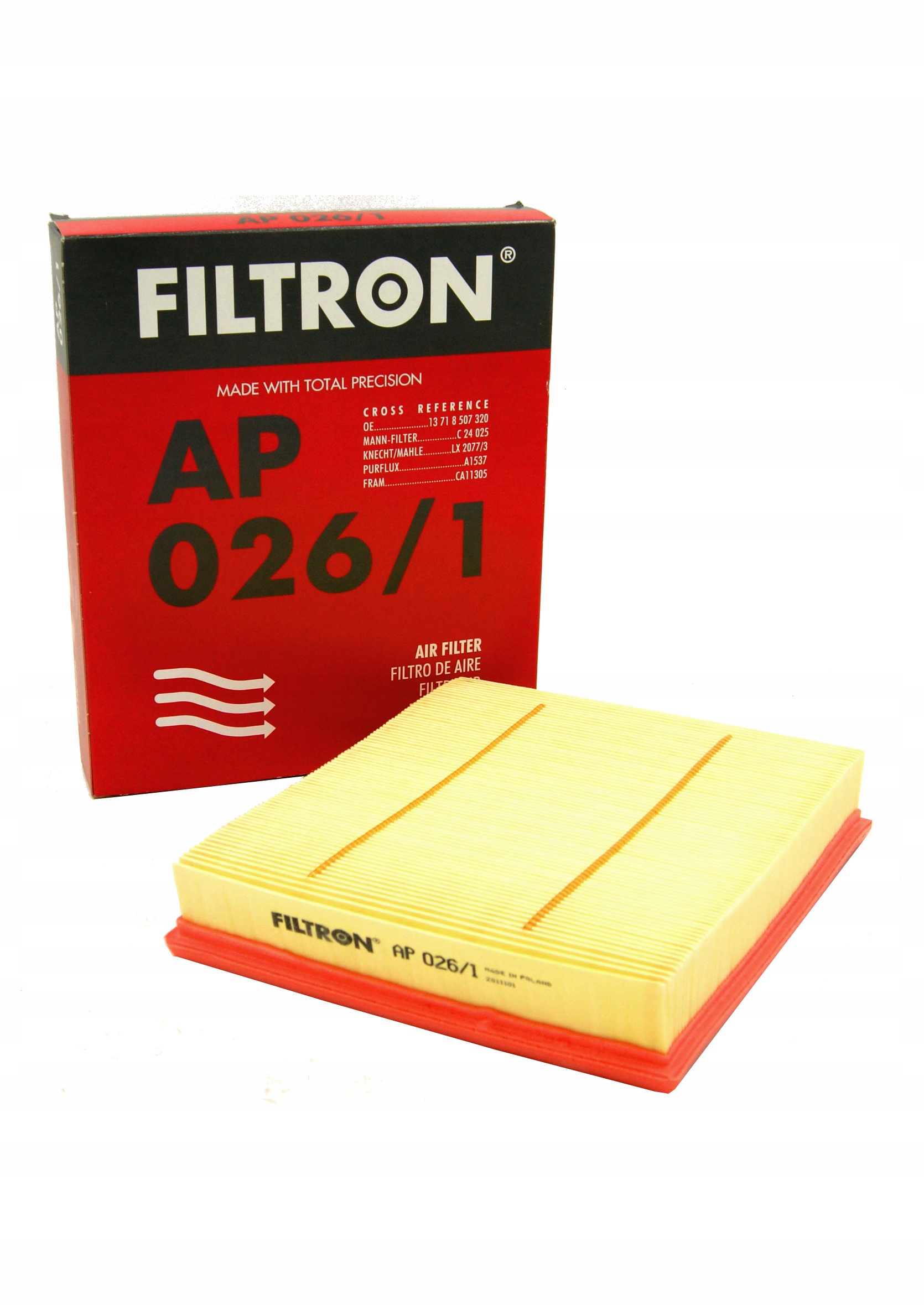 

Filtr Powietrza AP026/1 Bmw 1 116i 3 320i Gt