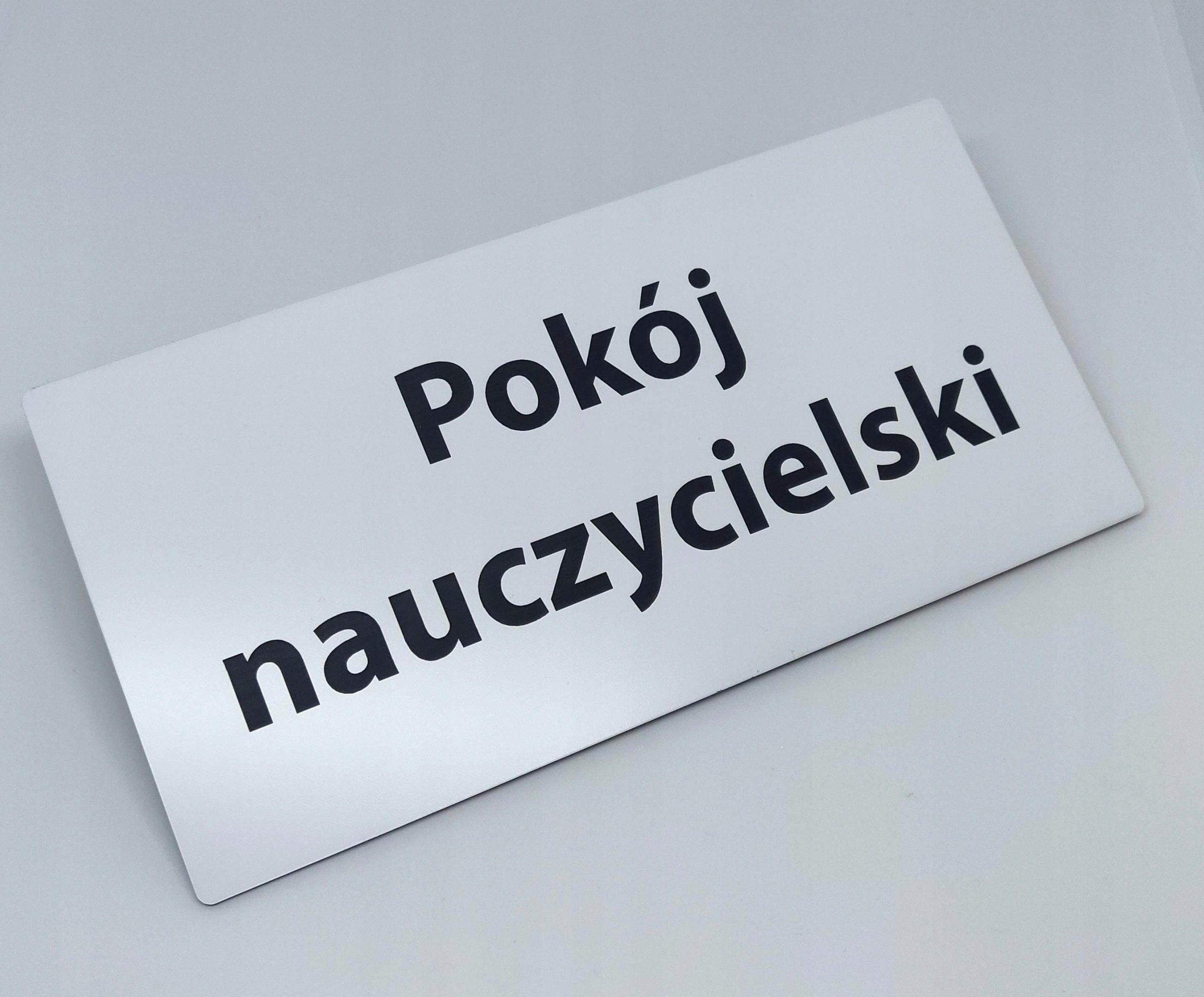 Tabliczki informacyjne DOWOLNY NAPIS 20x12cm Szerokość produktu 12 cm