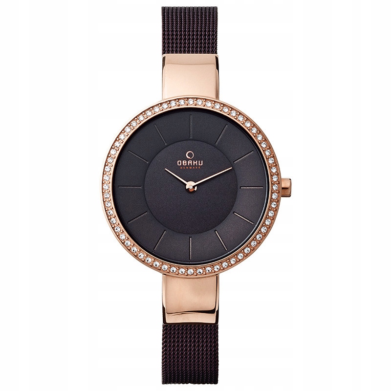 Dámské hodinky Obaku Denmark V179LEVNMN černé