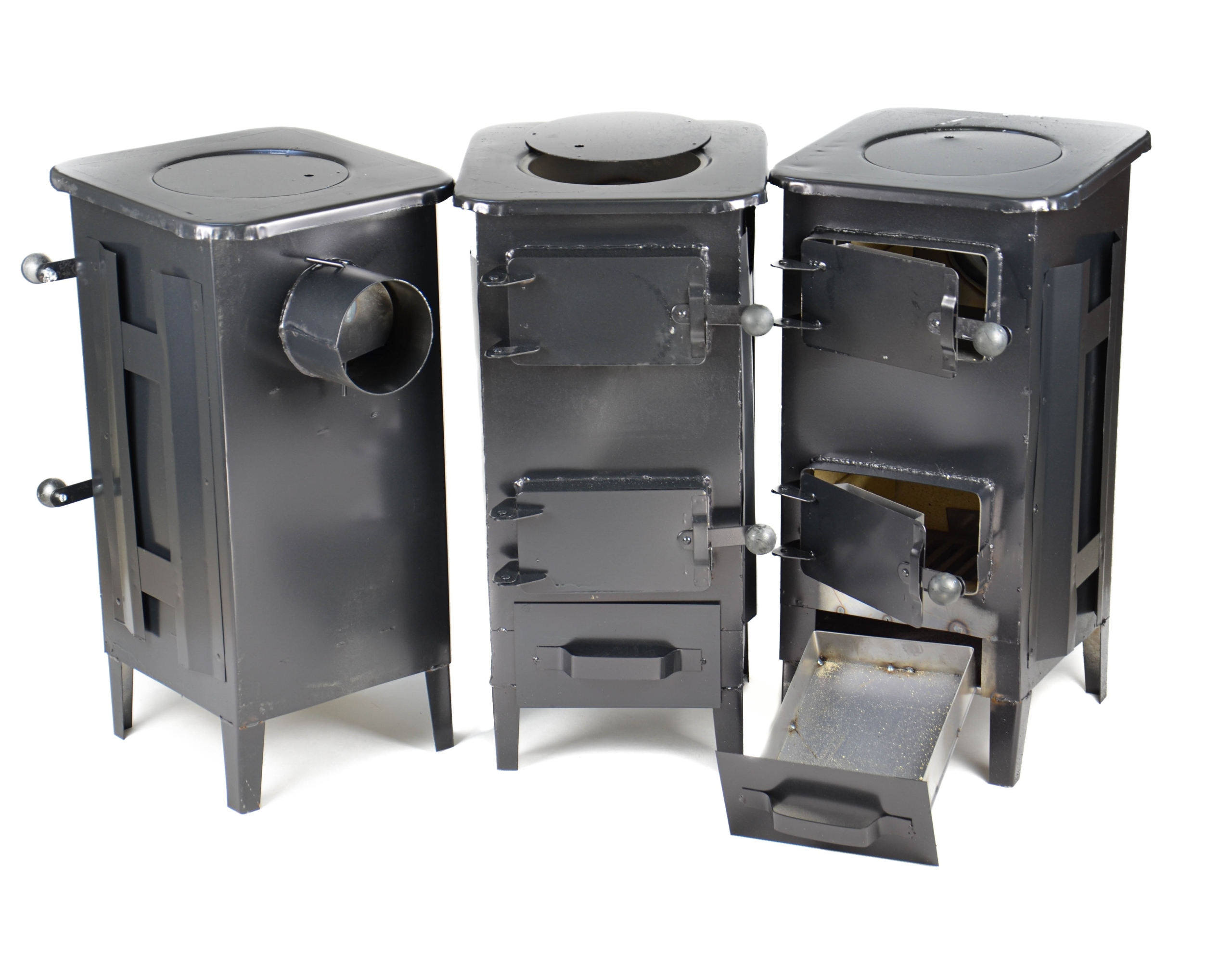 Piec koza 7 cegieł szamotowych ogrzewacz do 200m Wysokość 65 cm