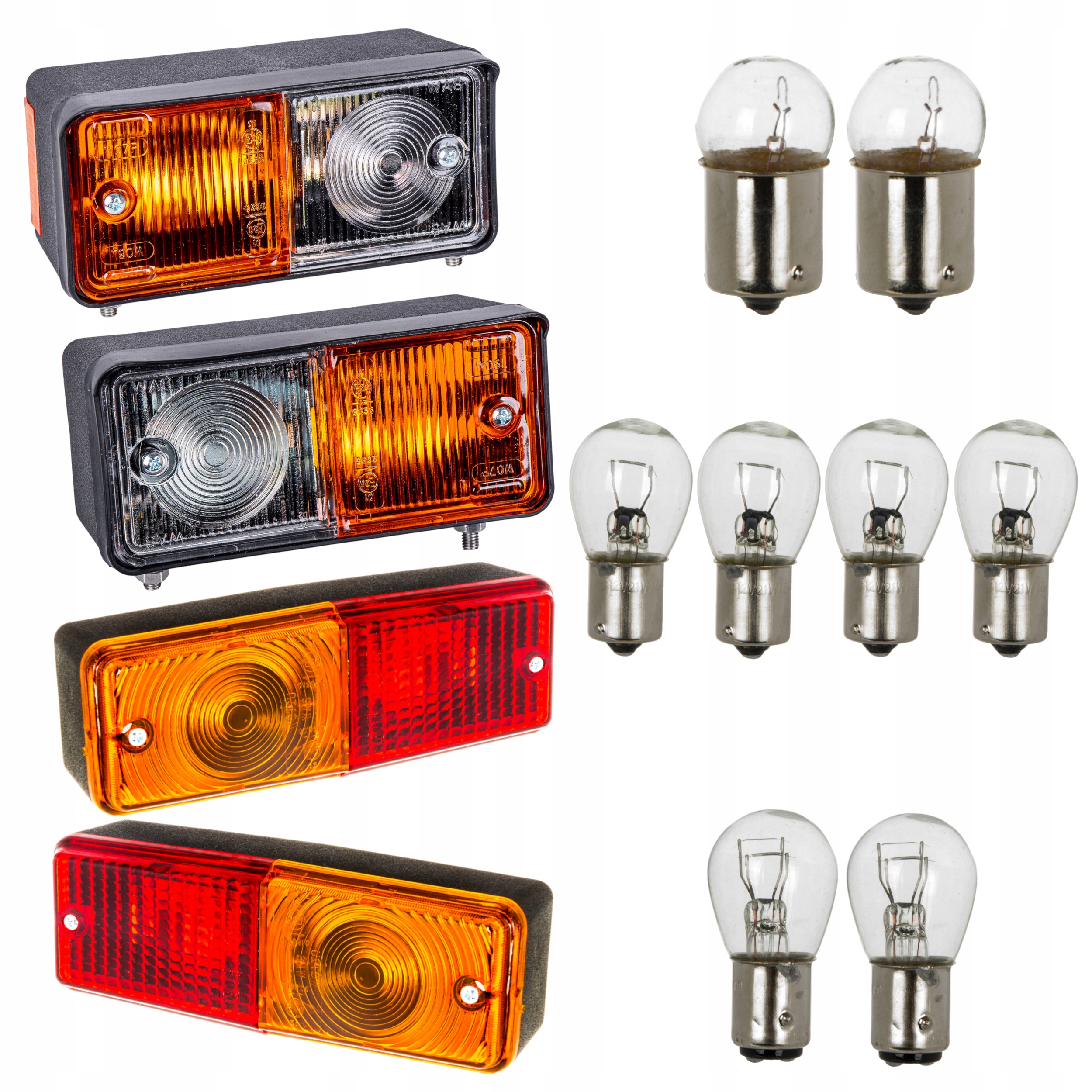 Lampy Mf 255 Ursus 3512 přední zadní na blatník žárovky