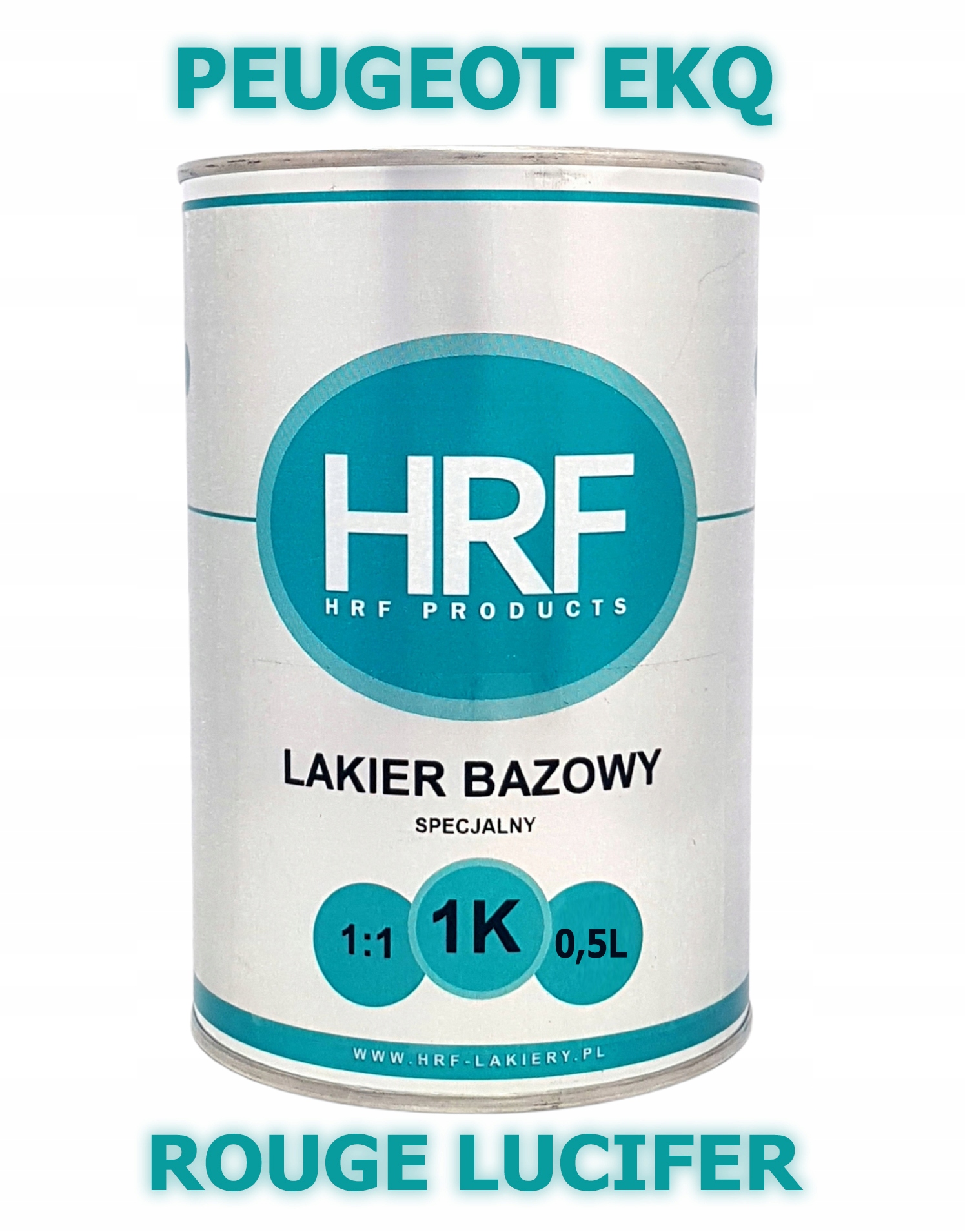 Hrf Lakier Bazowy 1K Peugeot Ekq 1:1 Baza 0.5L Gęsta Rouge Lucifer