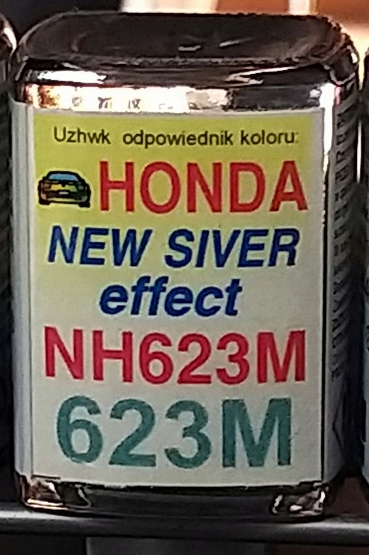 

Zaprawka Lakiernicza Honda 623M new siverNH623M