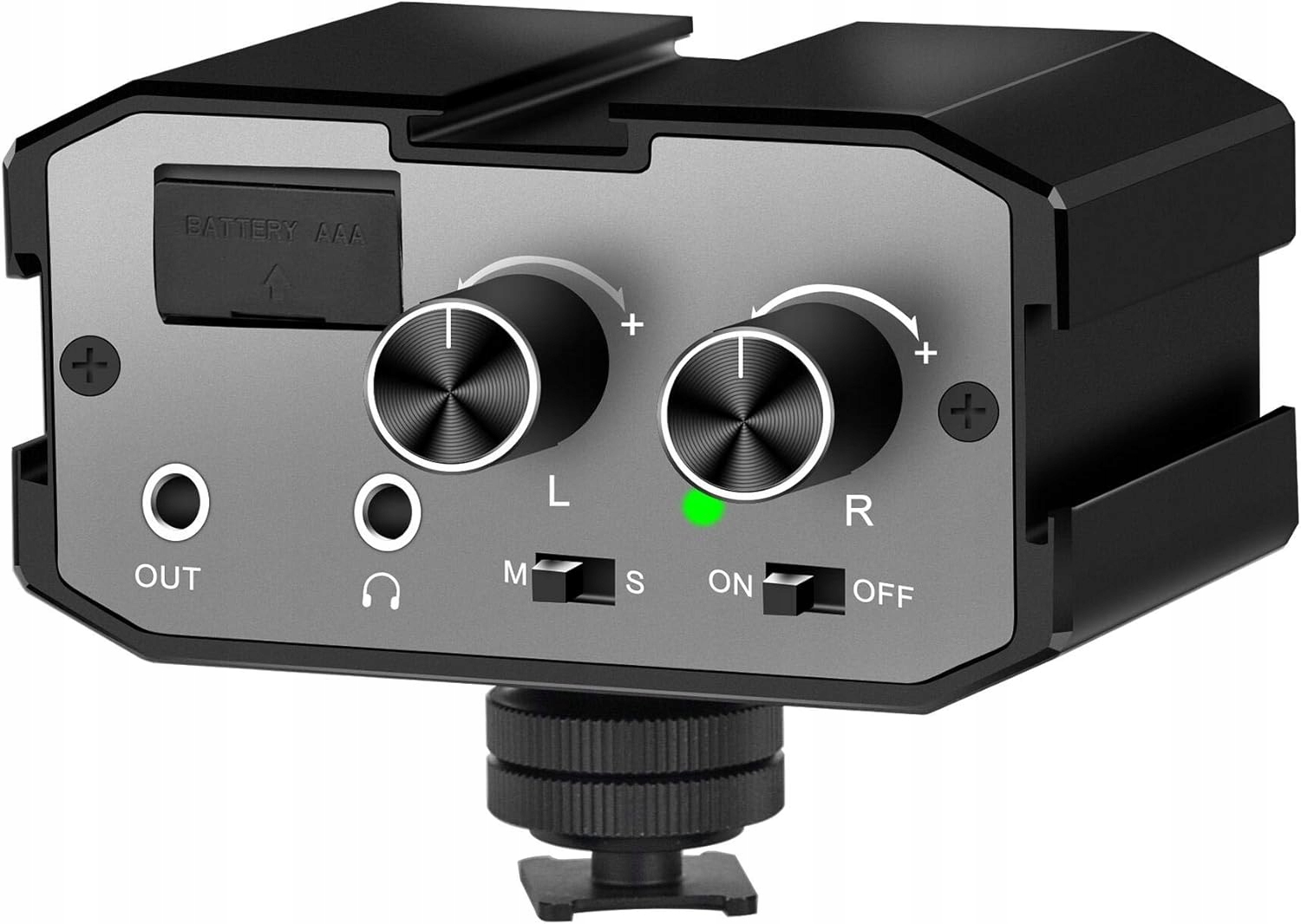 Mixážní Zesilovač Audio Comica CVM-AX1 Dvoukanálový Mikrofonní Adaptér